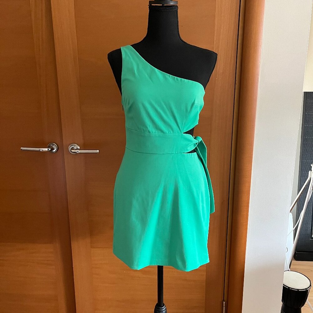 Zara One-Shoulder Cutout Mini Dress Brand New, Size Small
